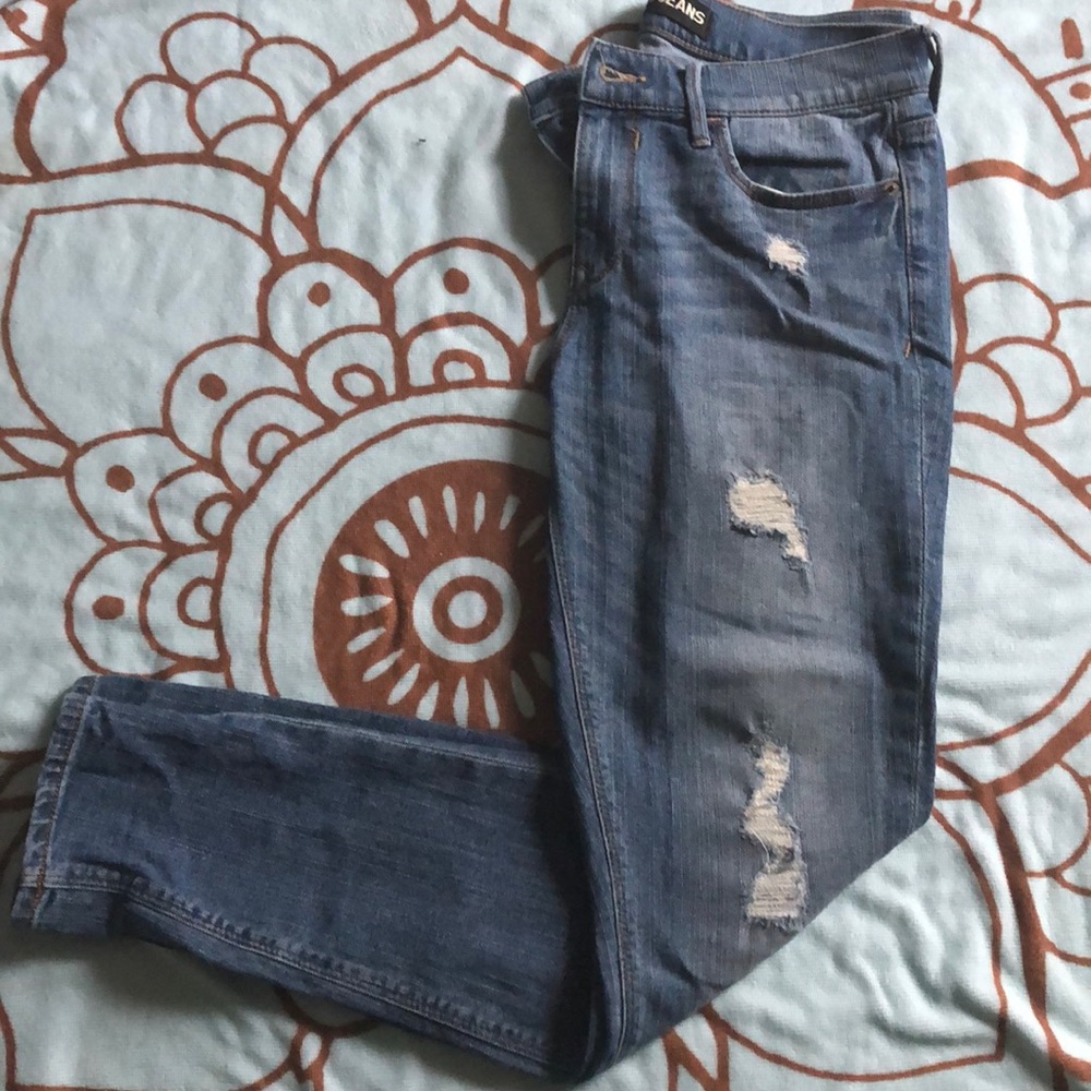 Express mid rise jean leggings